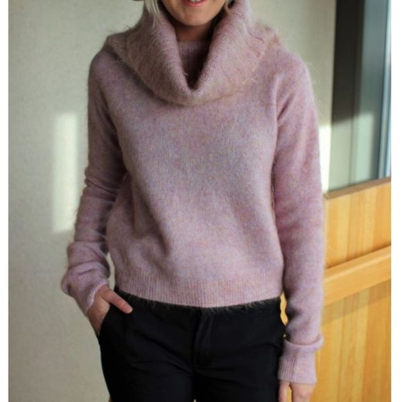 Acne Pink Cowl Neck Sweater - Picture 10 of 10